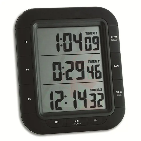 تایمر و کرنومتر دیجیتال سه زمانه (TRIPLE TIME XL) برند TFA کد 38.2023