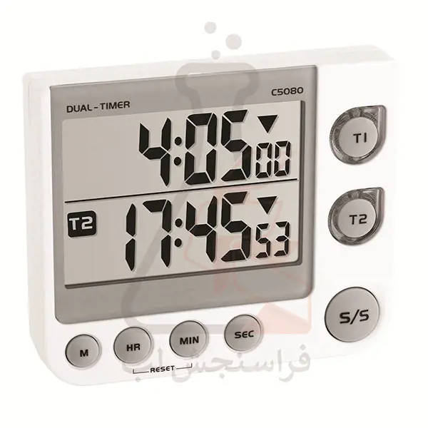 تایمر و کرنومتر دیجیتال دو زمانه برند TFA کد 38.2025