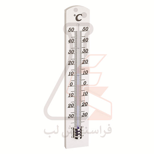 ترمومتر دیواری چوبی (سفید) برند TFA کد 12.1003.09