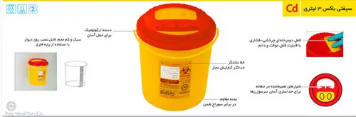 سیفتی باکس 3 لیتری مدل Cd برند PIP کد 120002