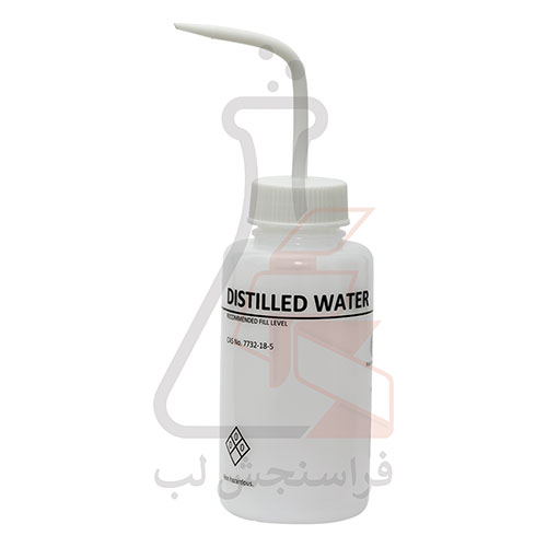 پیست 500ml با درب و نازل یکپارچه لیبل‌دار ( آب مقطر - درب سفید ) برند PIP کد 120150