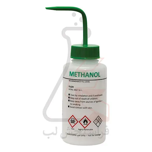 پیست 500ml با درب و نازل یکپارچه لیبل‌دار ( متانول - درب سبز ) برند PIP کد 