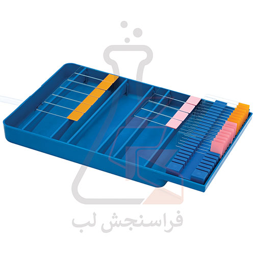 سینی رنگ‌آمیزی تمام پلاستیک با جای لام شیاردار برند PIP کد 120013