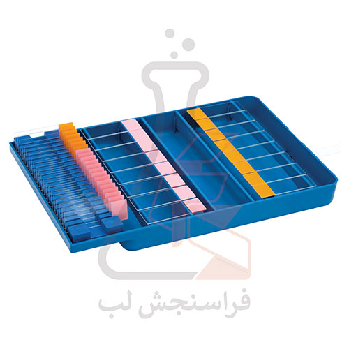 سینی رنگ‌آمیزی تمام پلاستیک با جای لام شیاردار برند PIP کد 120013