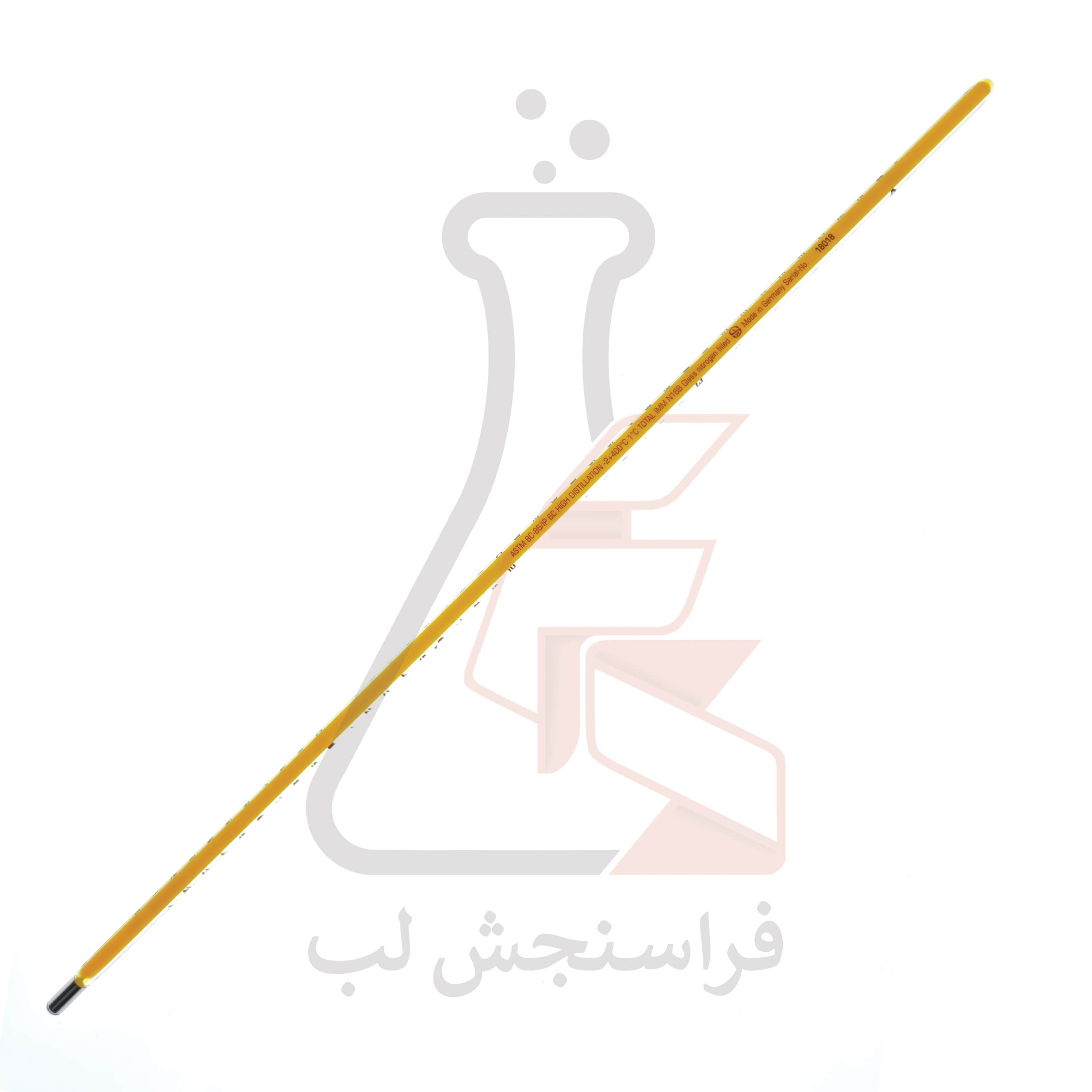 ترمومتر شیشه ای  ASTM جیوه ای Ludwig Schneider کد 8C