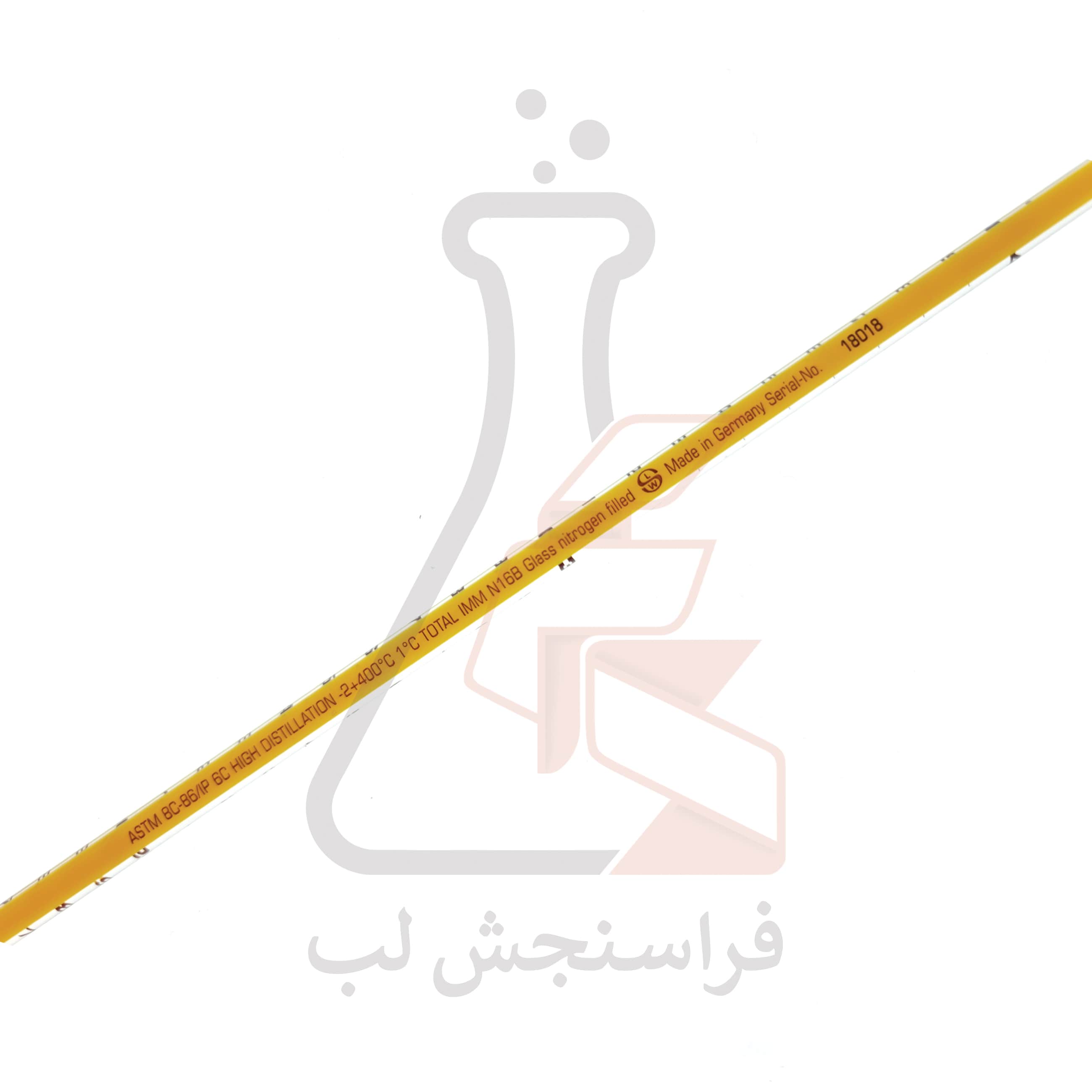 ترمومتر شیشه ای  ASTM جیوه ای Ludwig Schneider کد 8C
