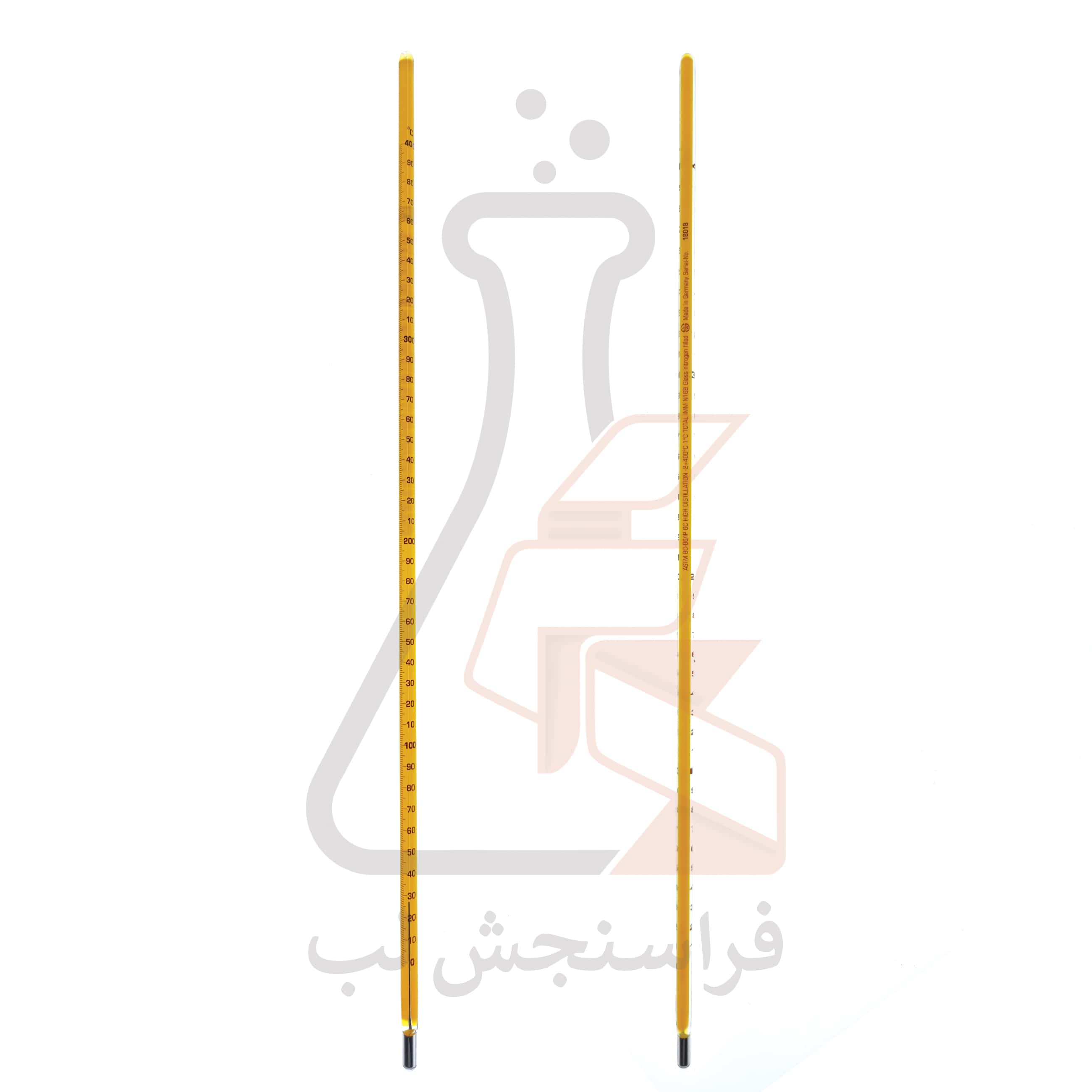 ترمومتر شیشه ای  ASTM جیوه ای Ludwig Schneider کد 8C