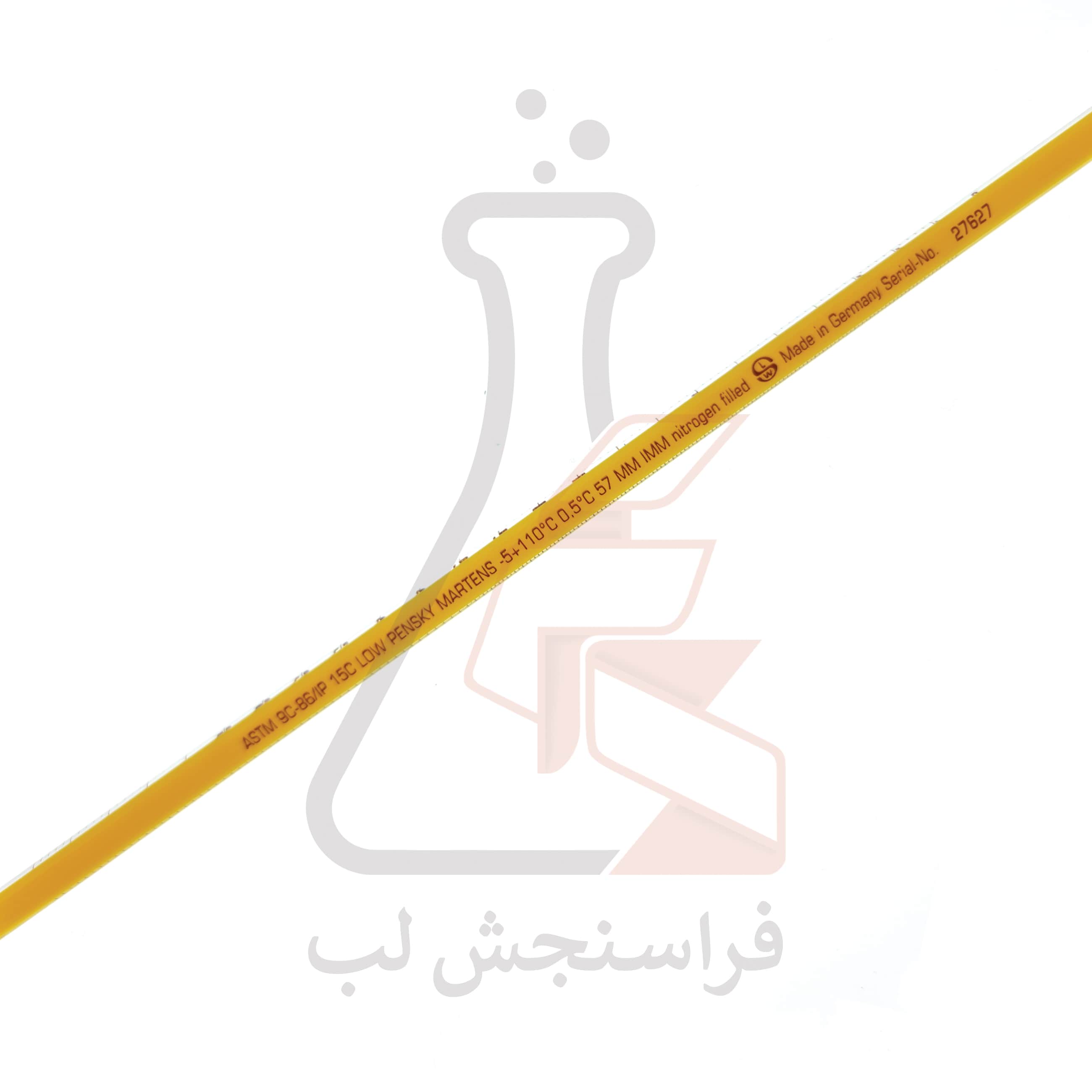 ترمومتر شیشه ای  ASTM جیوه ای Ludwig Schneider کد 9C