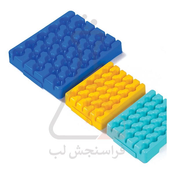 رک نگهدارنده لوله مخروطی (فالکون) 15 میلی‌لیتری 25 خانه برند PIP کد 120139