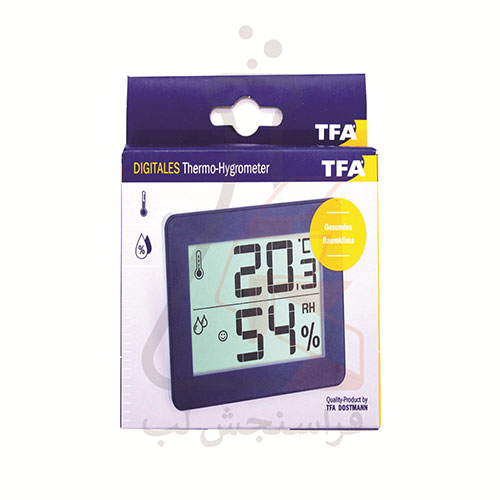 ترموهیدرومتر دیجیتال طرح آیفون مشکی برند TFA کد 30.5027.01