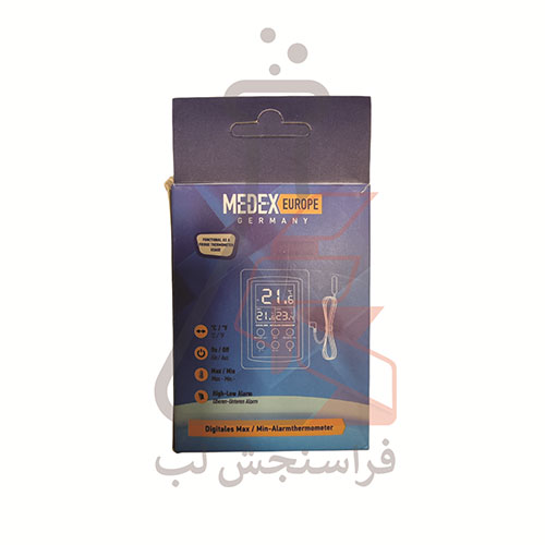 ترمومتر دیجیتال سنسوردار (داخل و خارج) برند MEDEX EUROPE کد E 140 206