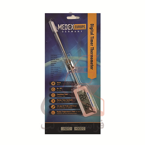 ترمومتر دیجیتال قلمی نفوذی سفید برند MEDEX EUROPE کد E 140 102W