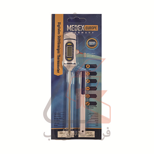 ترمومتر دیجیتال قلمی نفوذی برند MEDEX EUROPE کد E 140 114