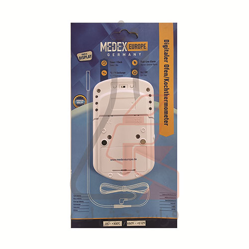 ترمومتر دیجیتال پراب دار (پخت و پز) برند MEDEX EUROPE کد E 140 263